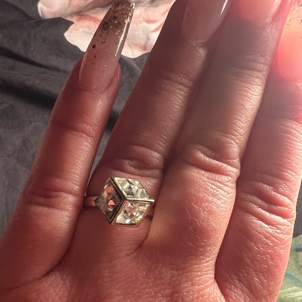 3D Diamond cube ring